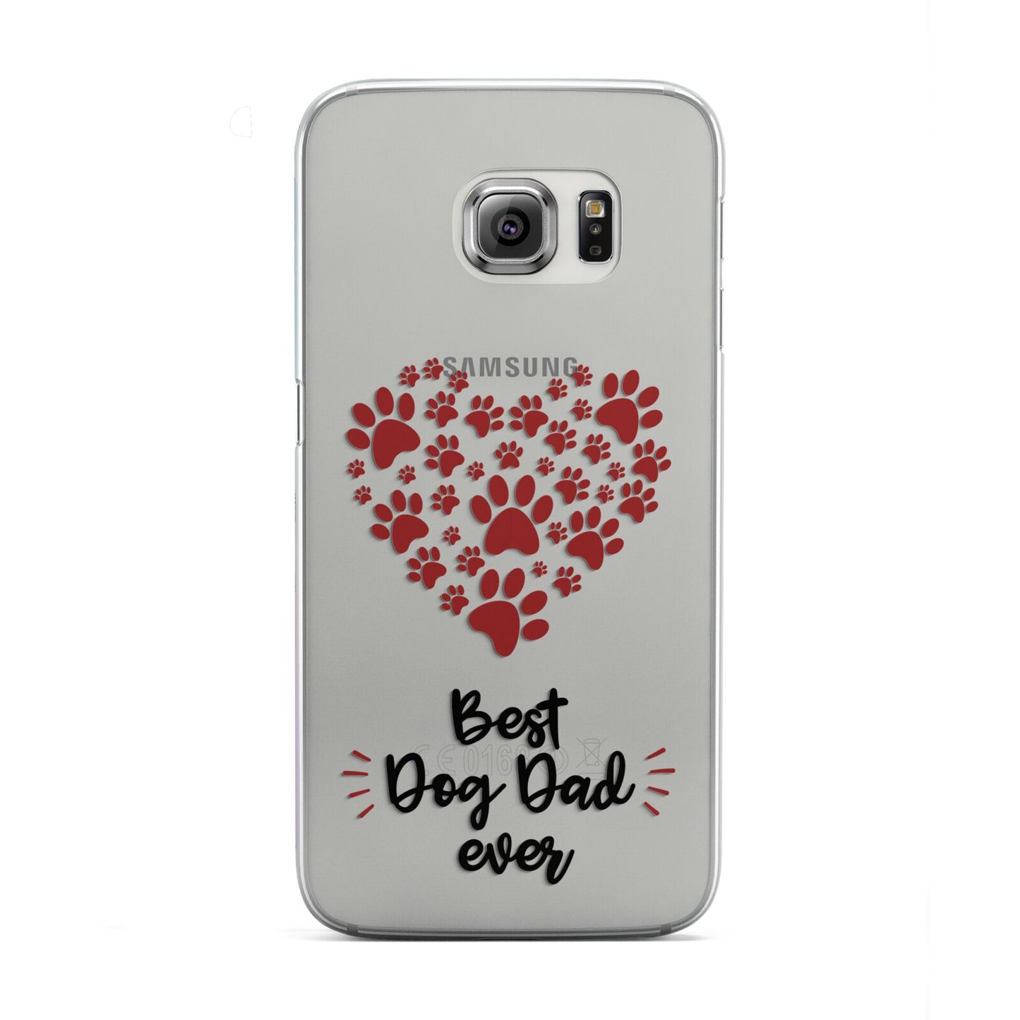 Best Dog Dad Paws Samsung Galaxy S6 Edge Case