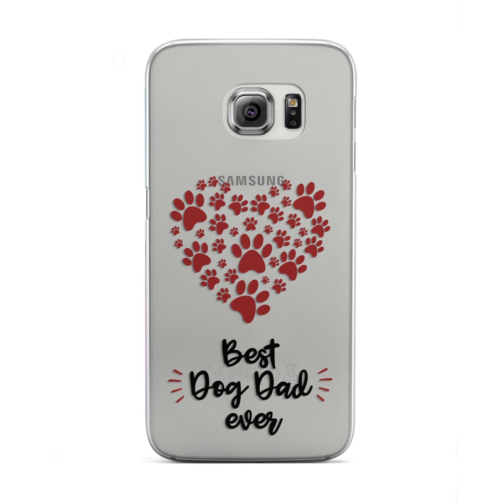 Best Dog Dad Paws Samsung Galaxy S6 Edge Case