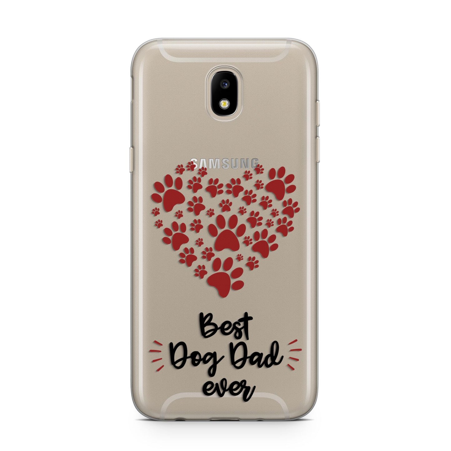 Best Dog Dad Paws Samsung J5 2017 Case