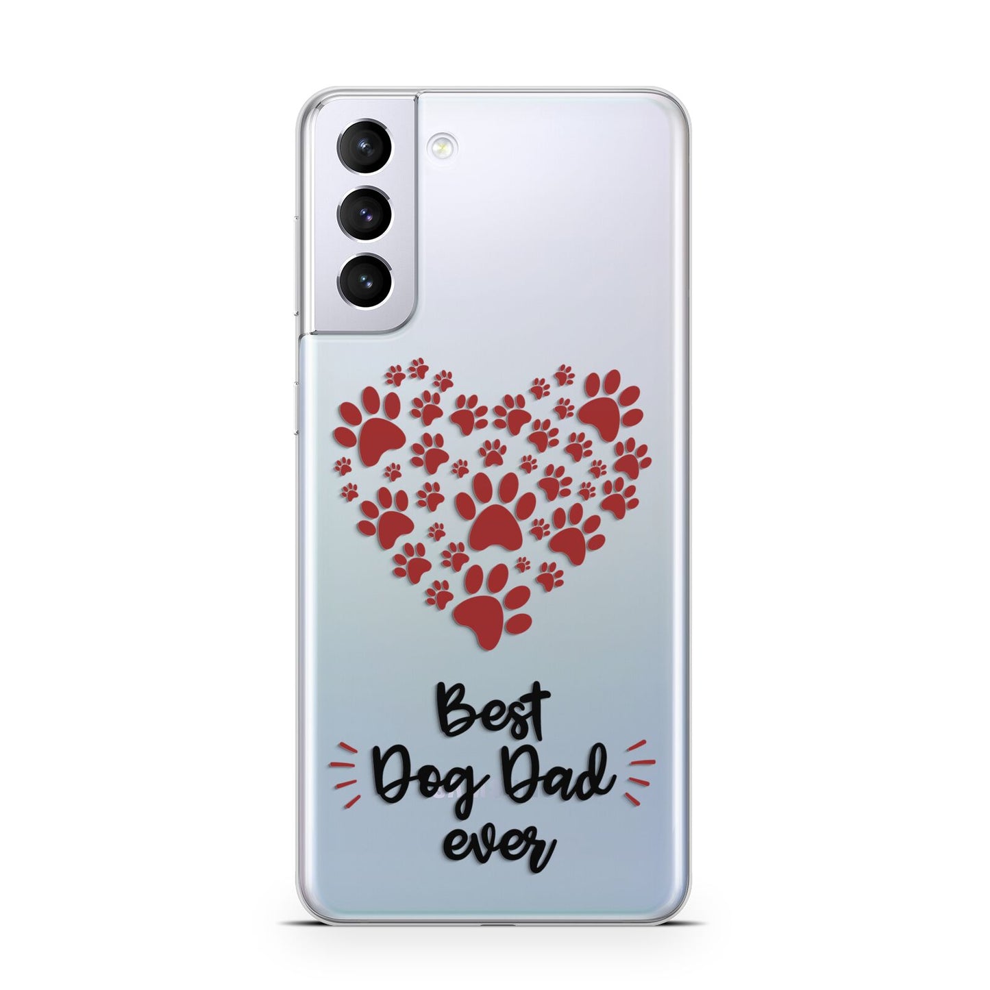 Best Dog Dad Paws Samsung S21 Plus Phone Case