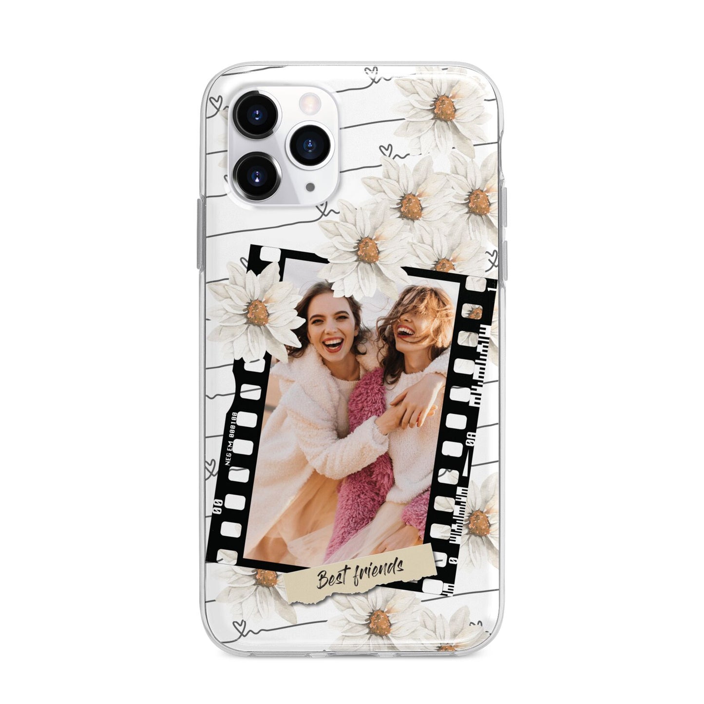 Best Friend Photo Apple iPhone 11 Pro Max in Silver with Bumper Case
