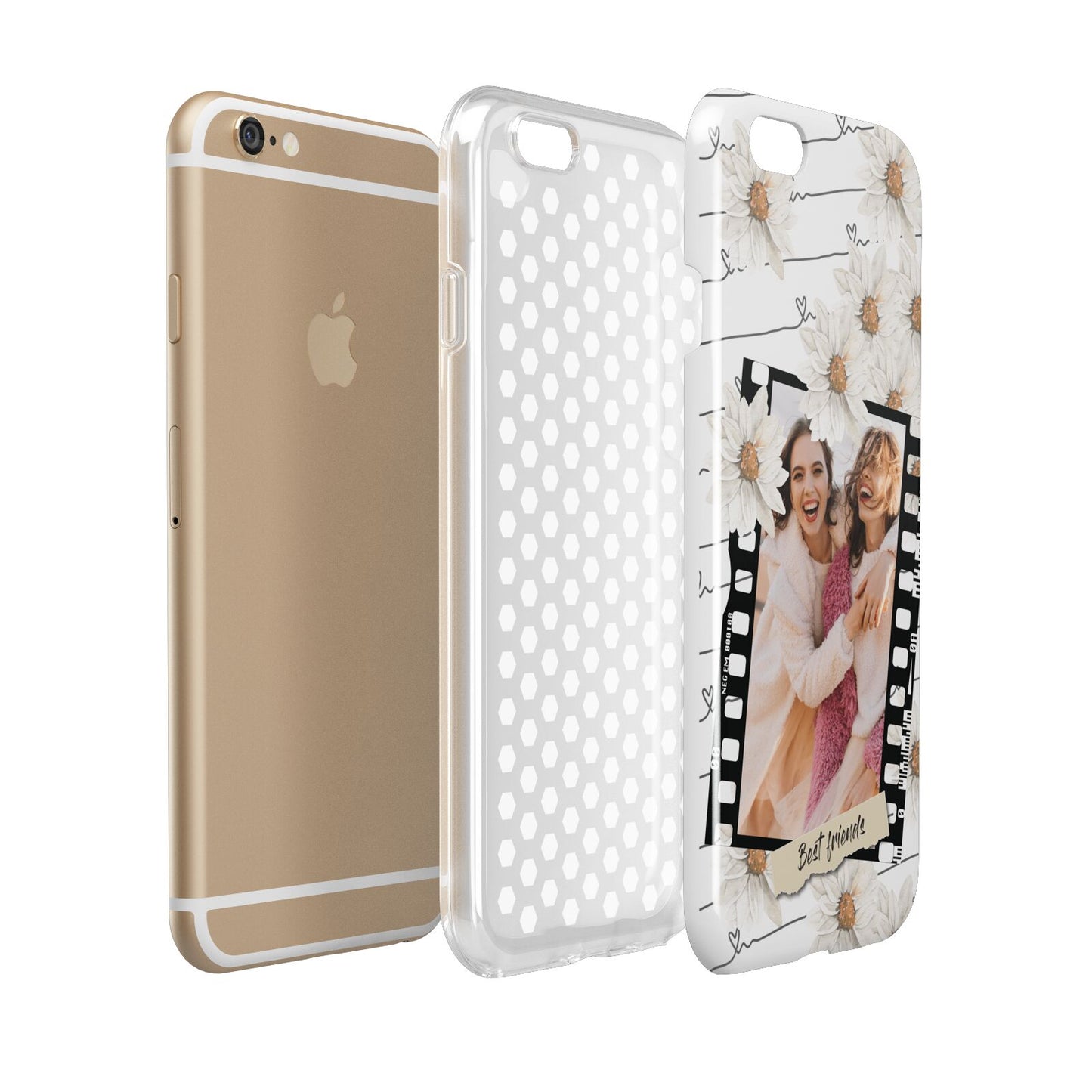 Best Friend Photo Apple iPhone 6 3D Tough Case Expanded view
