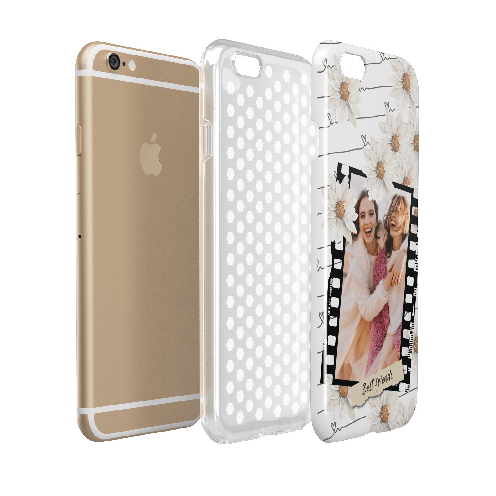 Best Friend Photo Apple iPhone 6 3D Tough Case Expanded view