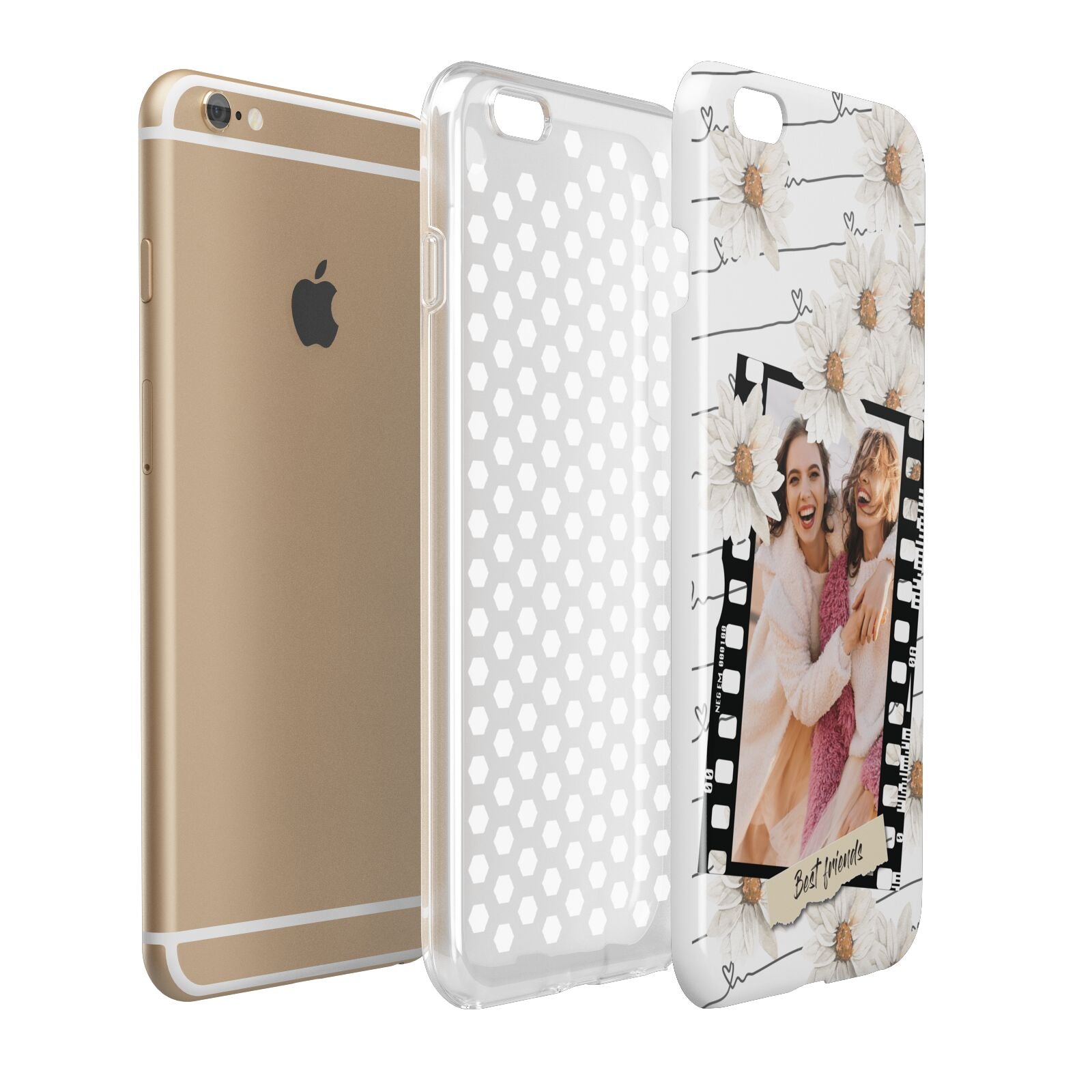 Best Friend Photo Apple iPhone 6 Plus 3D Tough Case Expand Detail Image