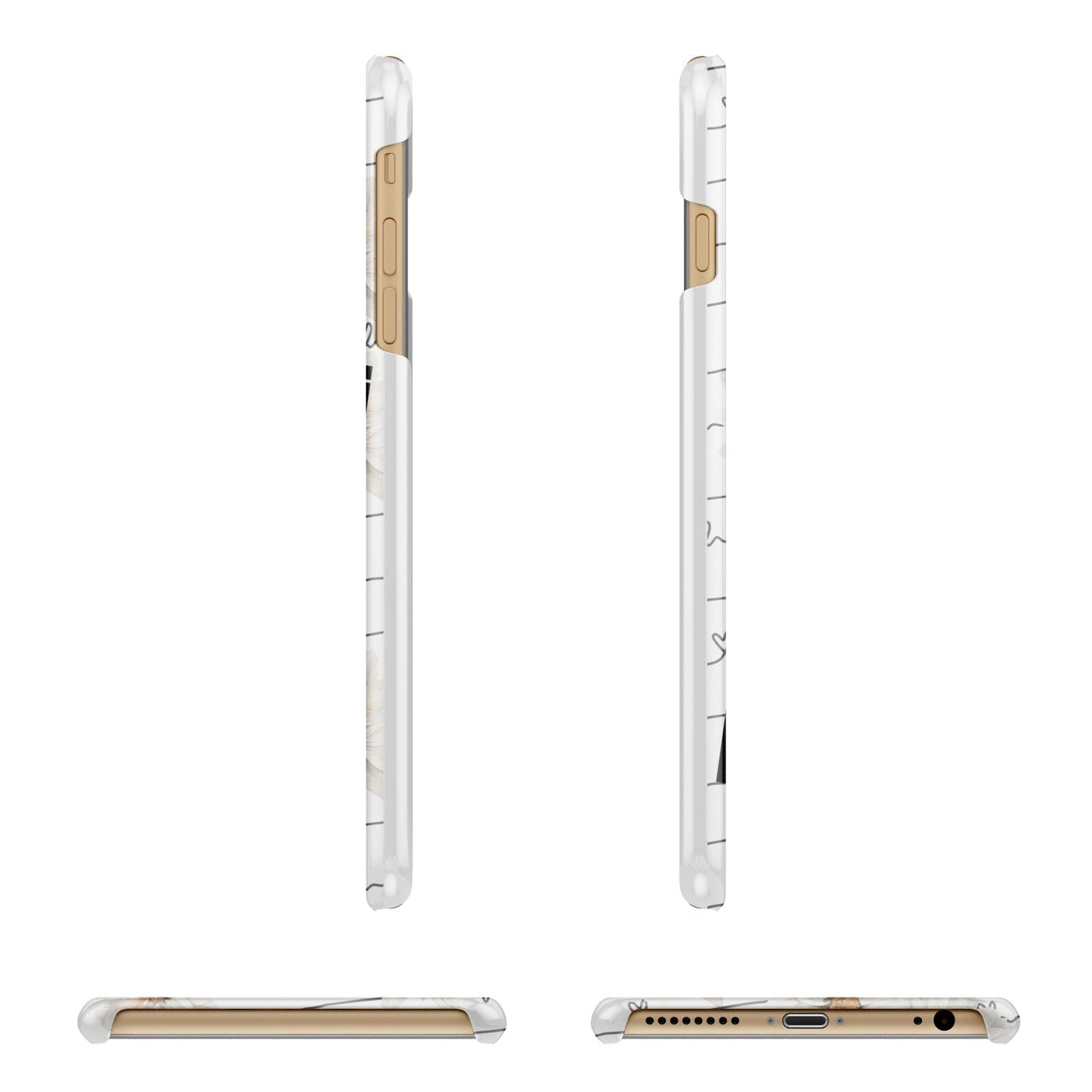 Best Friend Photo Apple iPhone 6 Plus 3D Wrap Snap Case Angled Images