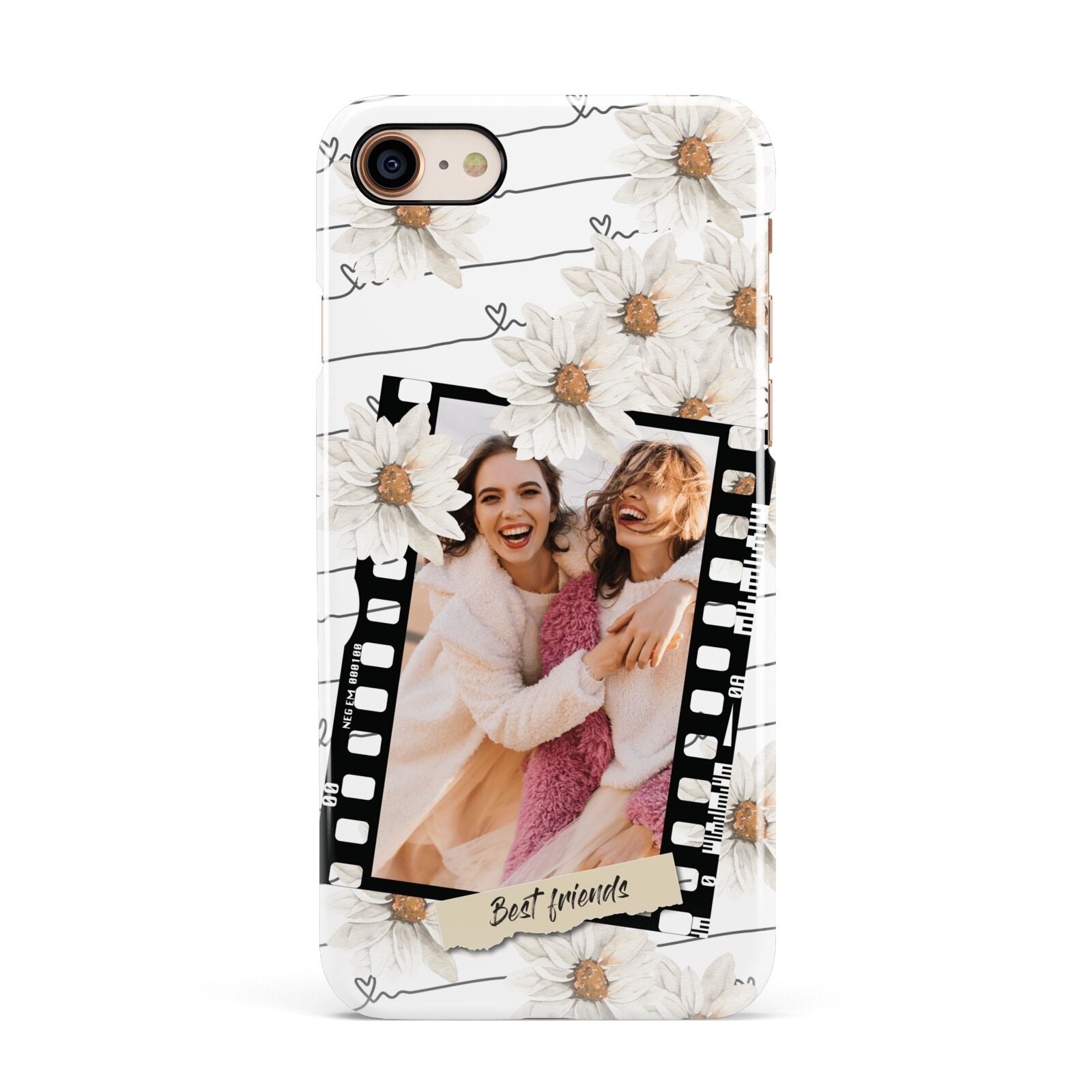Best Friend Photo Apple iPhone 7 8 3D Snap Case