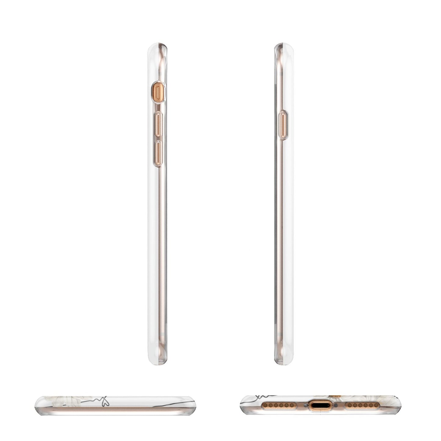 Best Friend Photo Apple iPhone 7 8 3D Wrap Tough Case Alternative Image Angles