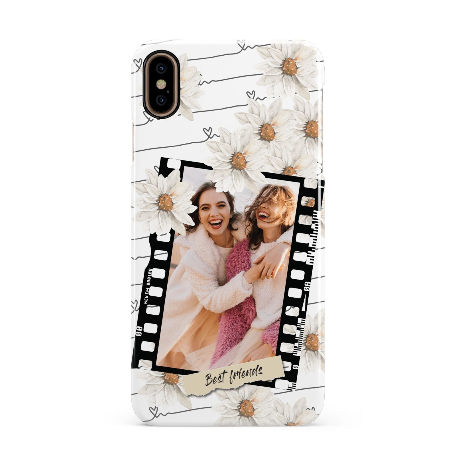 Best Friend Photo Apple iPhone Xs Max 3D Snap Case