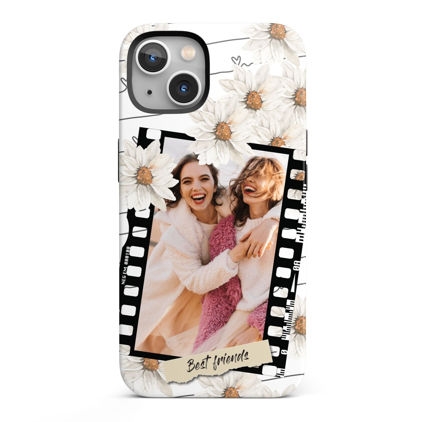 Best Friend Photo iPhone 13 Full Wrap 3D Tough Case