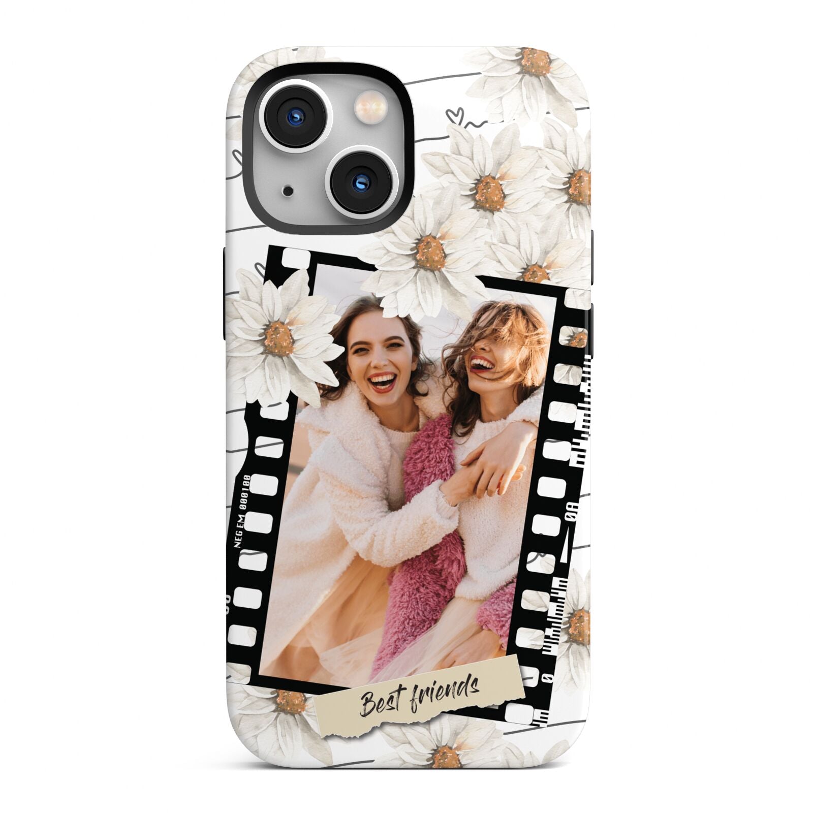 Best Friend Photo iPhone 13 Mini Full Wrap 3D Tough Case
