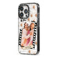 Best Friend Photo iPhone 13 Pro Black Impact Case Side Angle on Silver phone