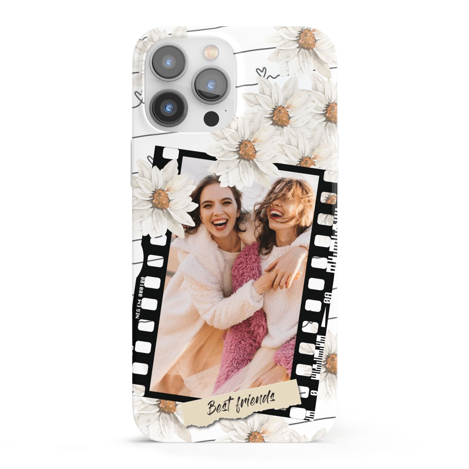 Best Friend Photo iPhone 13 Pro Max Full Wrap 3D Snap Case