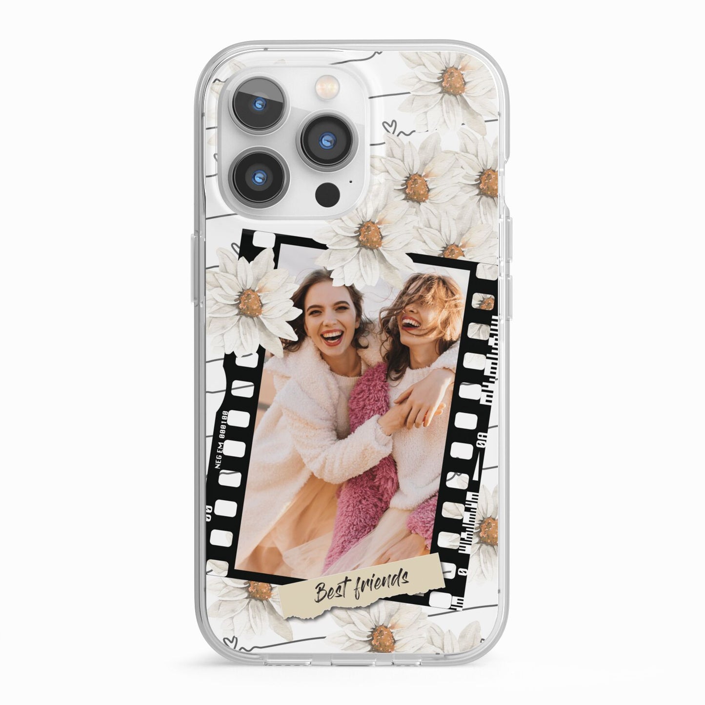 Best Friend Photo iPhone 13 Pro TPU Impact Case with White Edges