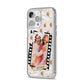 Best Friend Photo iPhone 14 Pro Max Clear Tough Case Silver Angled Image