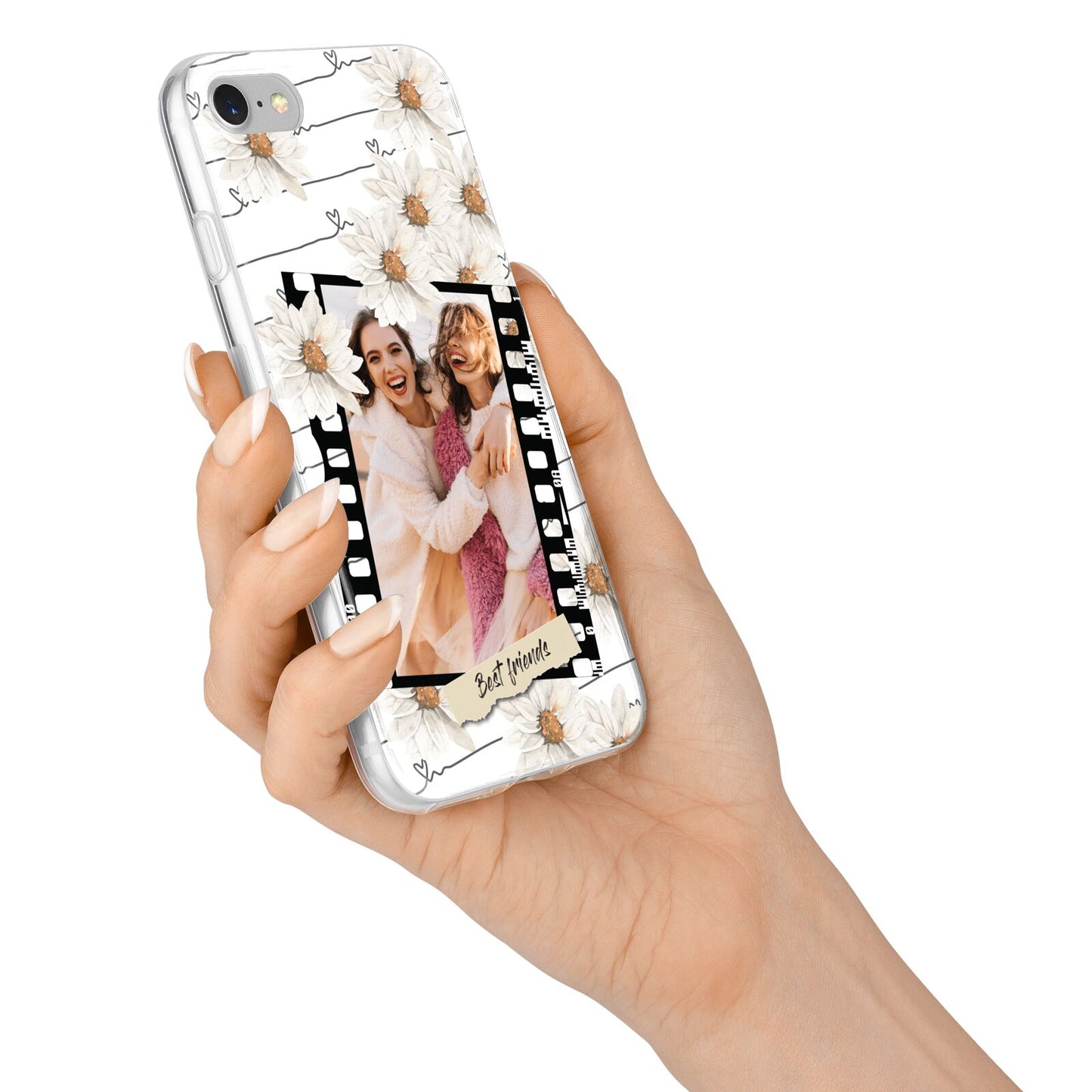 Best Friend Photo iPhone 7 Bumper Case on Silver iPhone Alternative Image