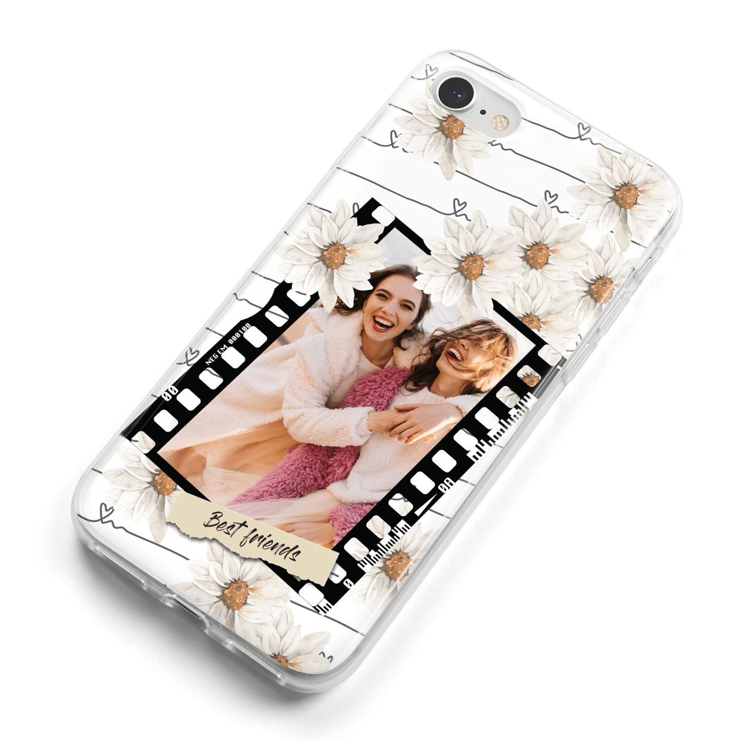 Best Friend Photo iPhone 8 Bumper Case on Silver iPhone Alternative Image