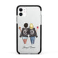 Best Friends Apple iPhone 11 in White with Black Impact Case