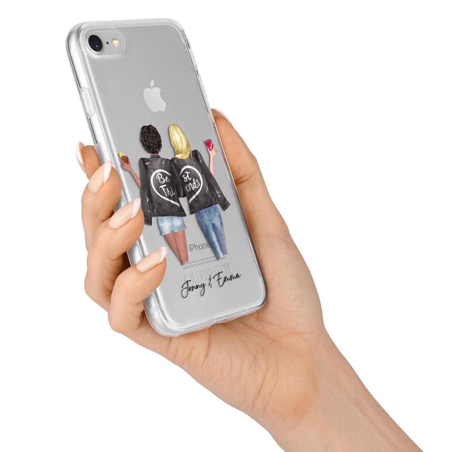 Best Friends iPhone 7 Bumper Case on Silver iPhone Alternative Image