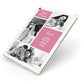 Best Mum Photo Collage Personalised Apple iPad Case on Gold iPad Side View