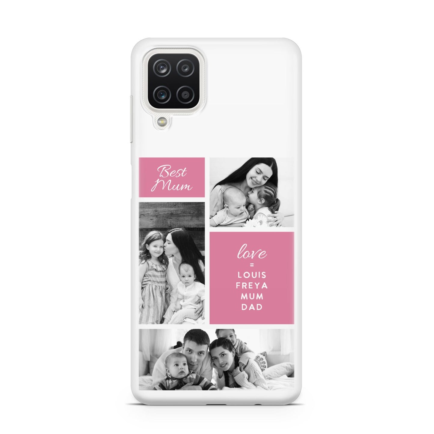 Best Mum Photo Collage Personalised Samsung M12 Case