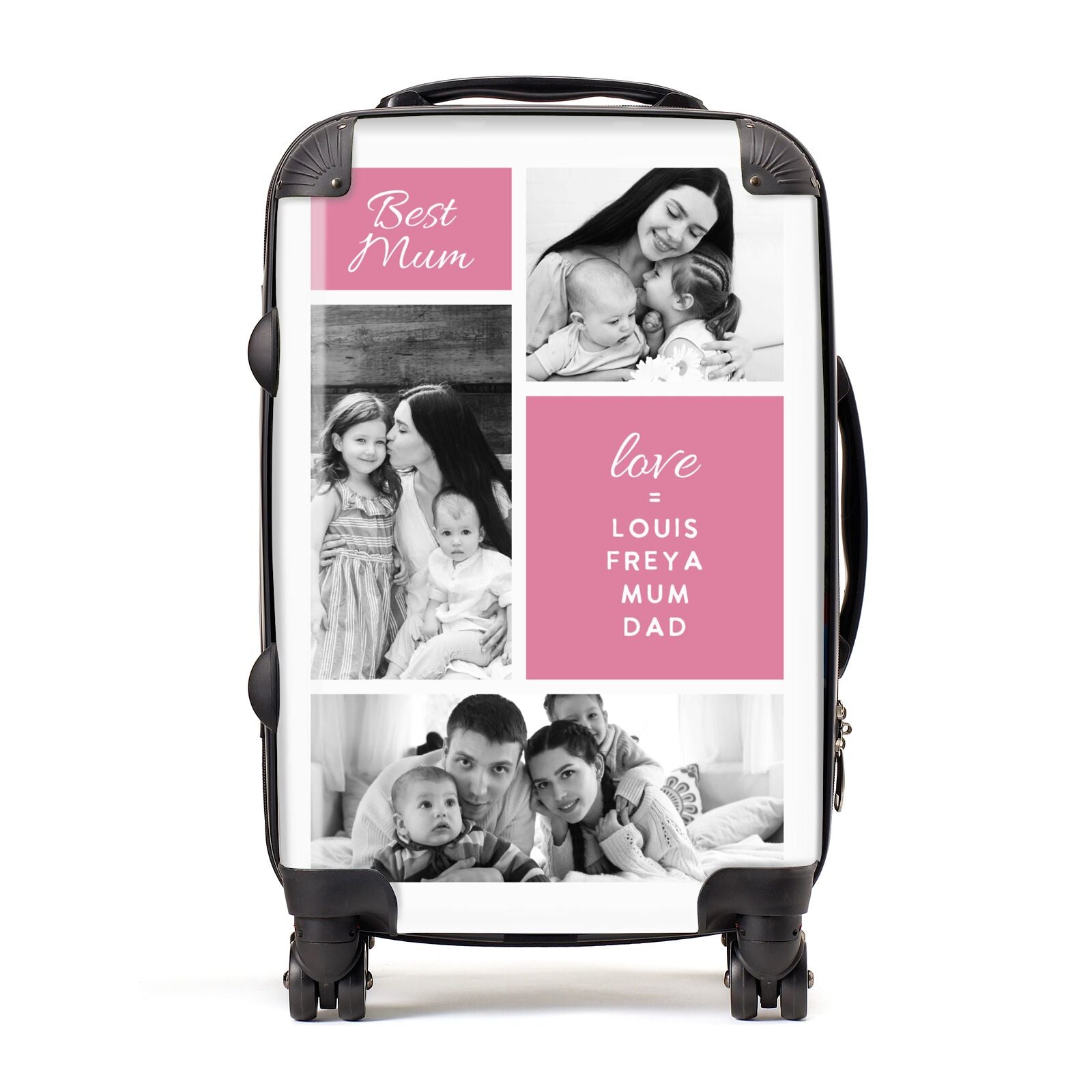Best Mum Photo Collage Personalised Suitcase