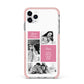 Best Mum Photo Collage Personalised iPhone 11 Pro Max Impact Pink Edge Case
