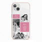Best Mum Photo Collage Personalised iPhone 13 TPU Impact Case with Pink Edges