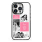 Best Mum Photo Collage Personalised iPhone 14 Pro Black Impact Case on Silver phone