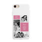 Best Mum Photo Collage Personalised iPhone 8 3D Tough Case on Gold Phone