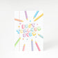 Best Teacher Ever A5 Greetings Card