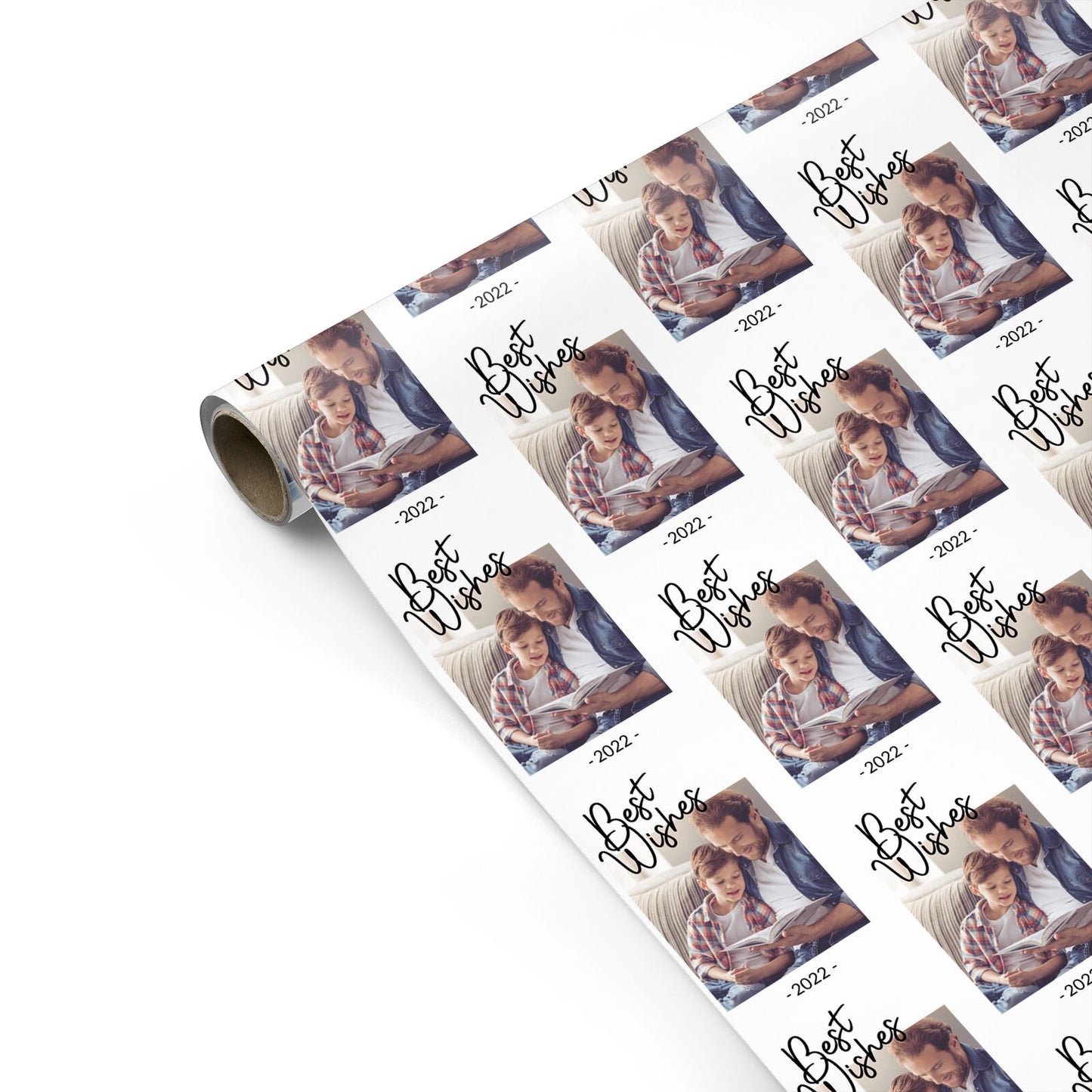 Best Wishes Personalised Gift Wrap