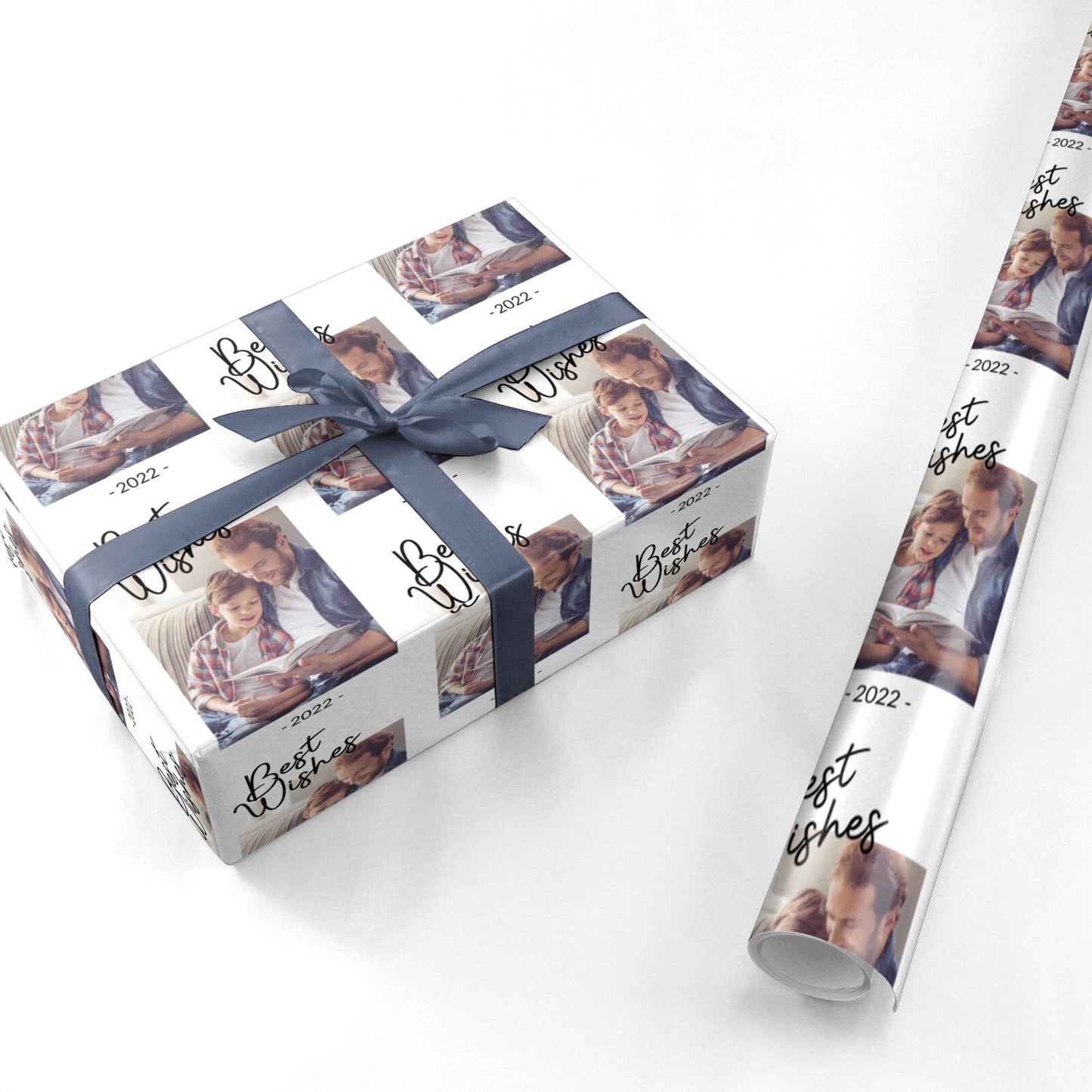 Best Wishes Personalised Wrapping Paper