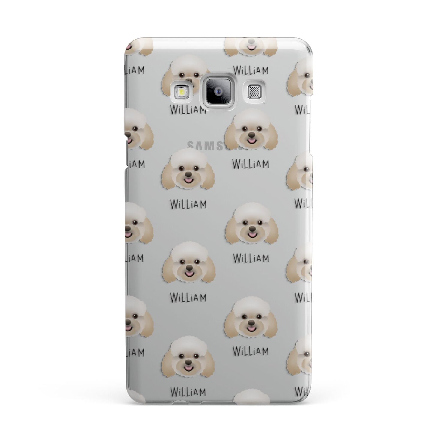 Bich poo Icon with Name Samsung Galaxy A7 2015 Case