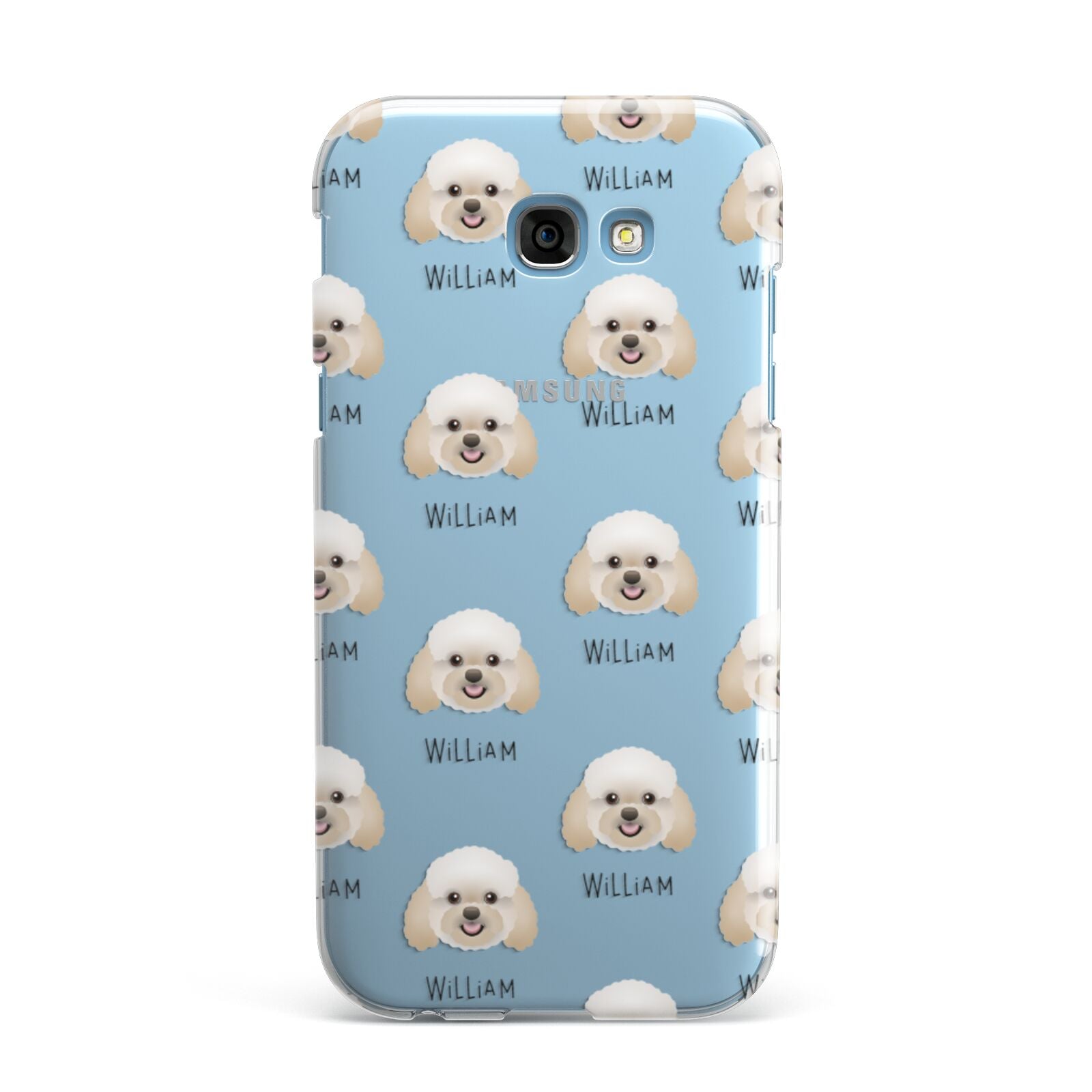 Bich poo Icon with Name Samsung Galaxy A7 2017 Case
