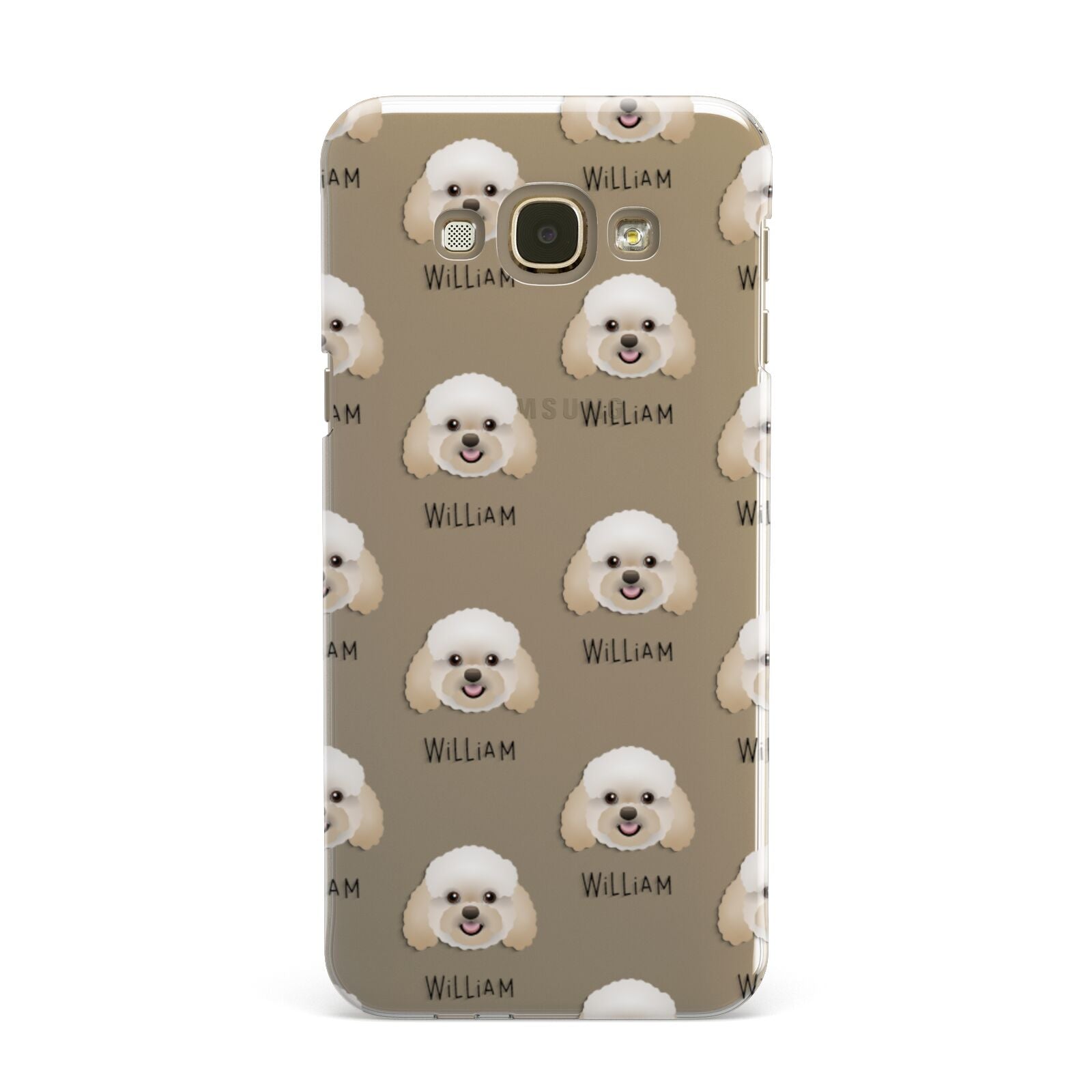 Bich poo Icon with Name Samsung Galaxy A8 Case