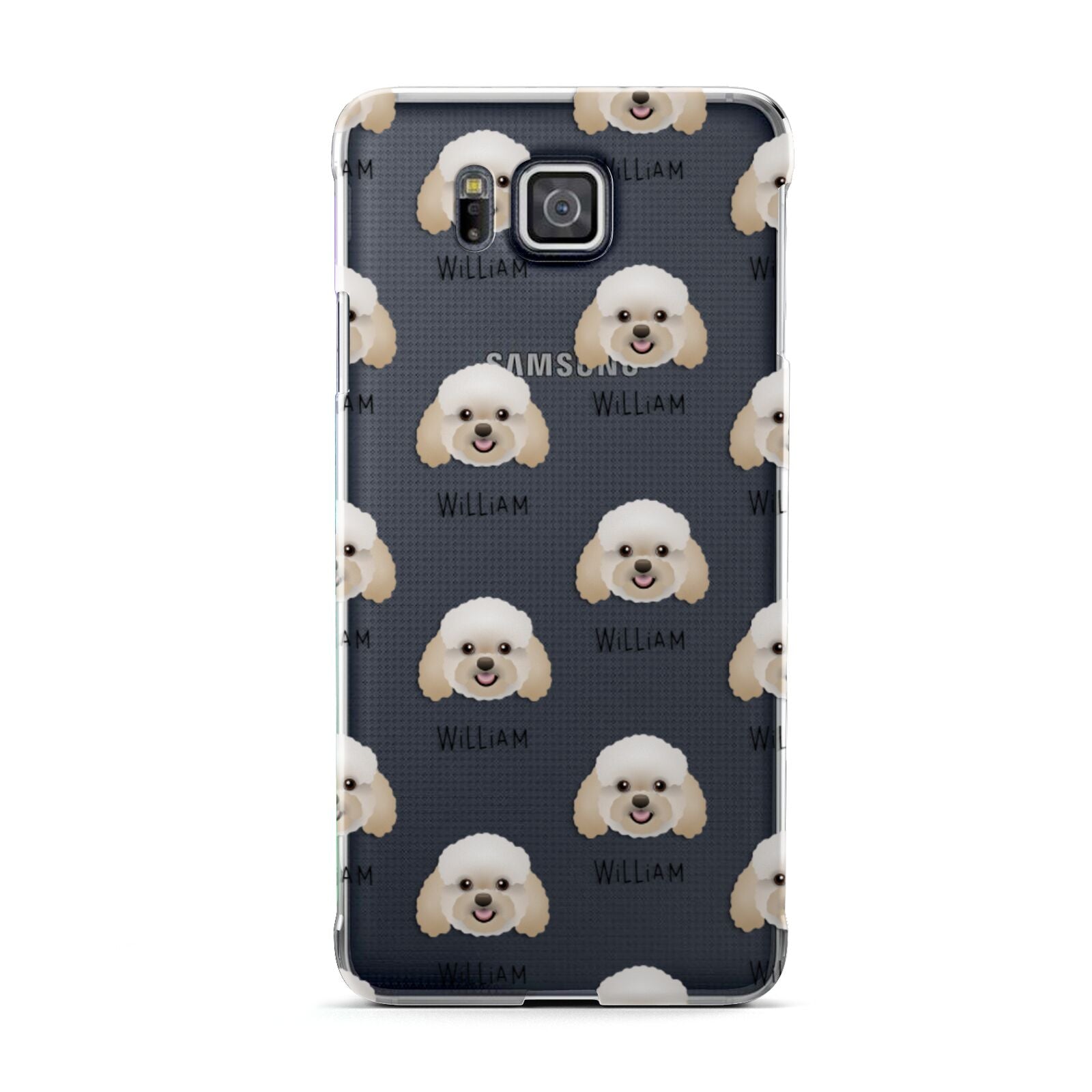 Bich poo Icon with Name Samsung Galaxy Alpha Case