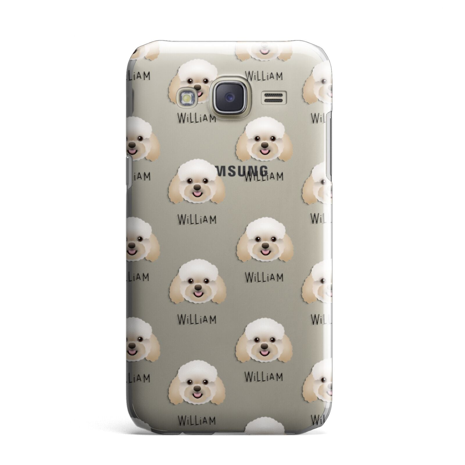 Bich poo Icon with Name Samsung Galaxy J7 Case