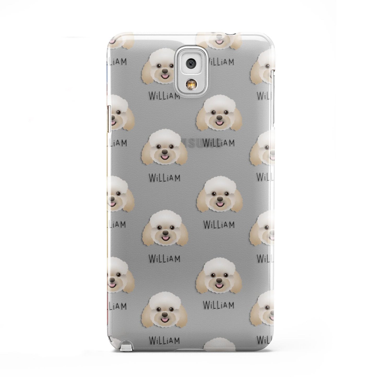 Bich poo Icon with Name Samsung Galaxy Note 3 Case