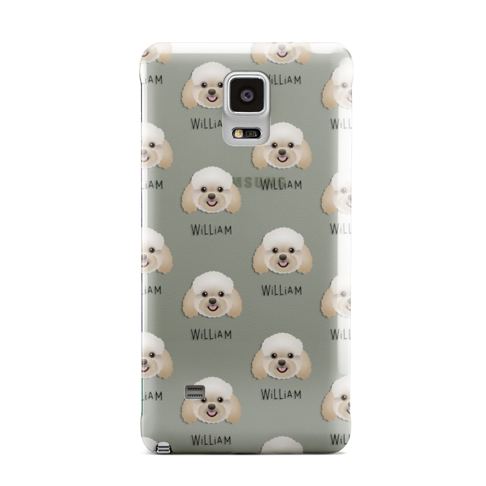 Bich poo Icon with Name Samsung Galaxy Note 4 Case