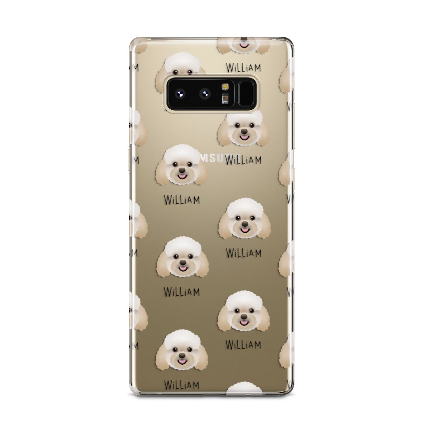 Bich poo Icon with Name Samsung Galaxy Note 8 Case