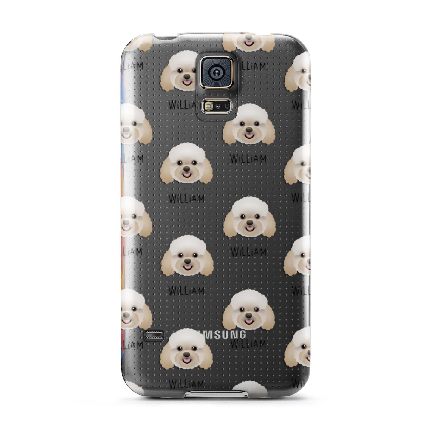 Bich poo Icon with Name Samsung Galaxy S5 Case
