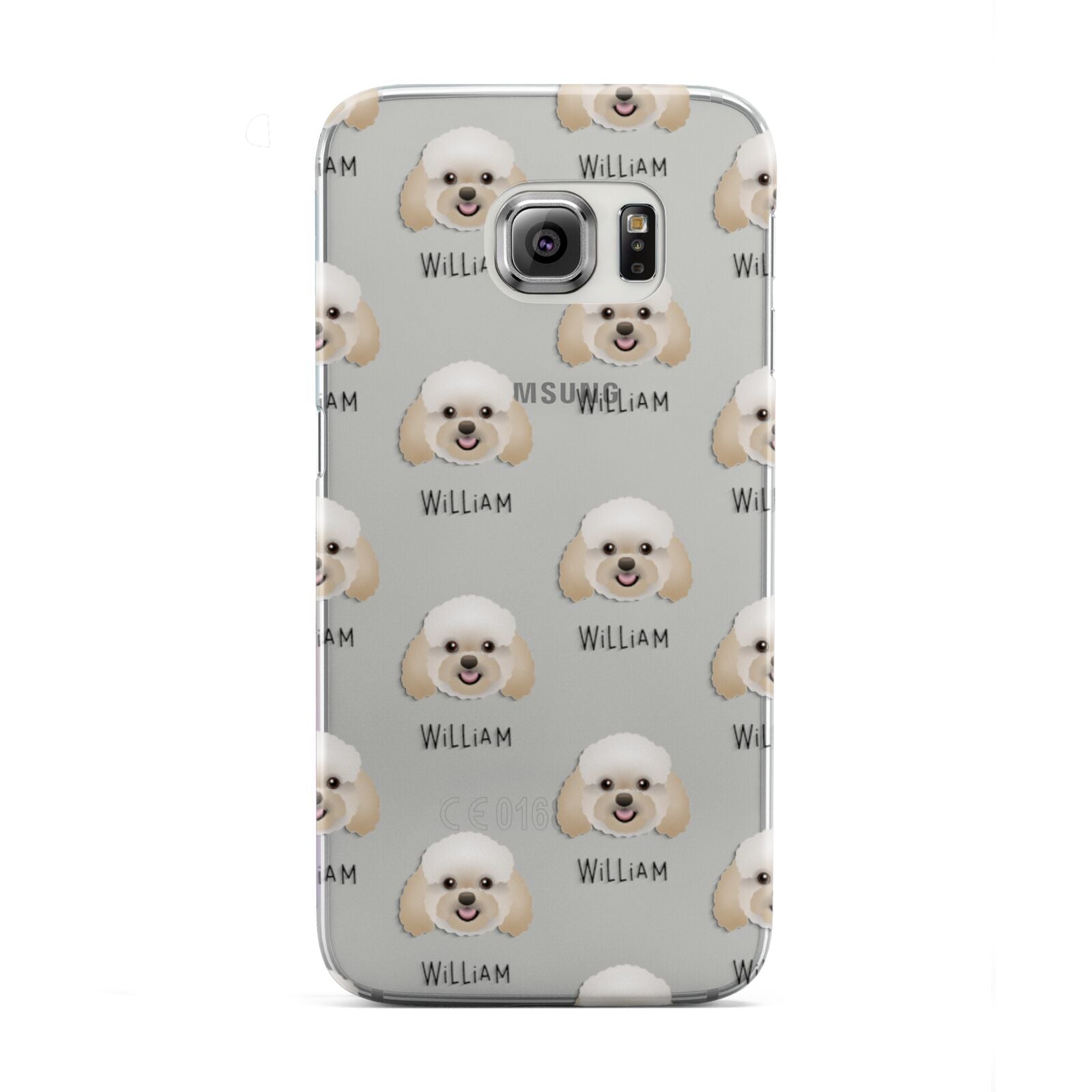 Bich poo Icon with Name Samsung Galaxy S6 Edge Case