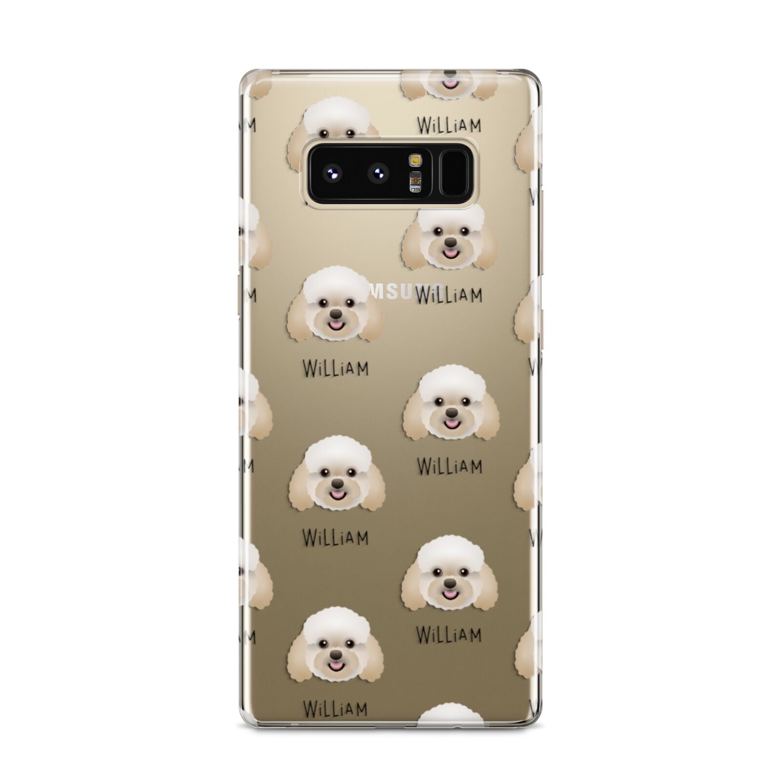 Bich poo Icon with Name Samsung Galaxy S8 Case