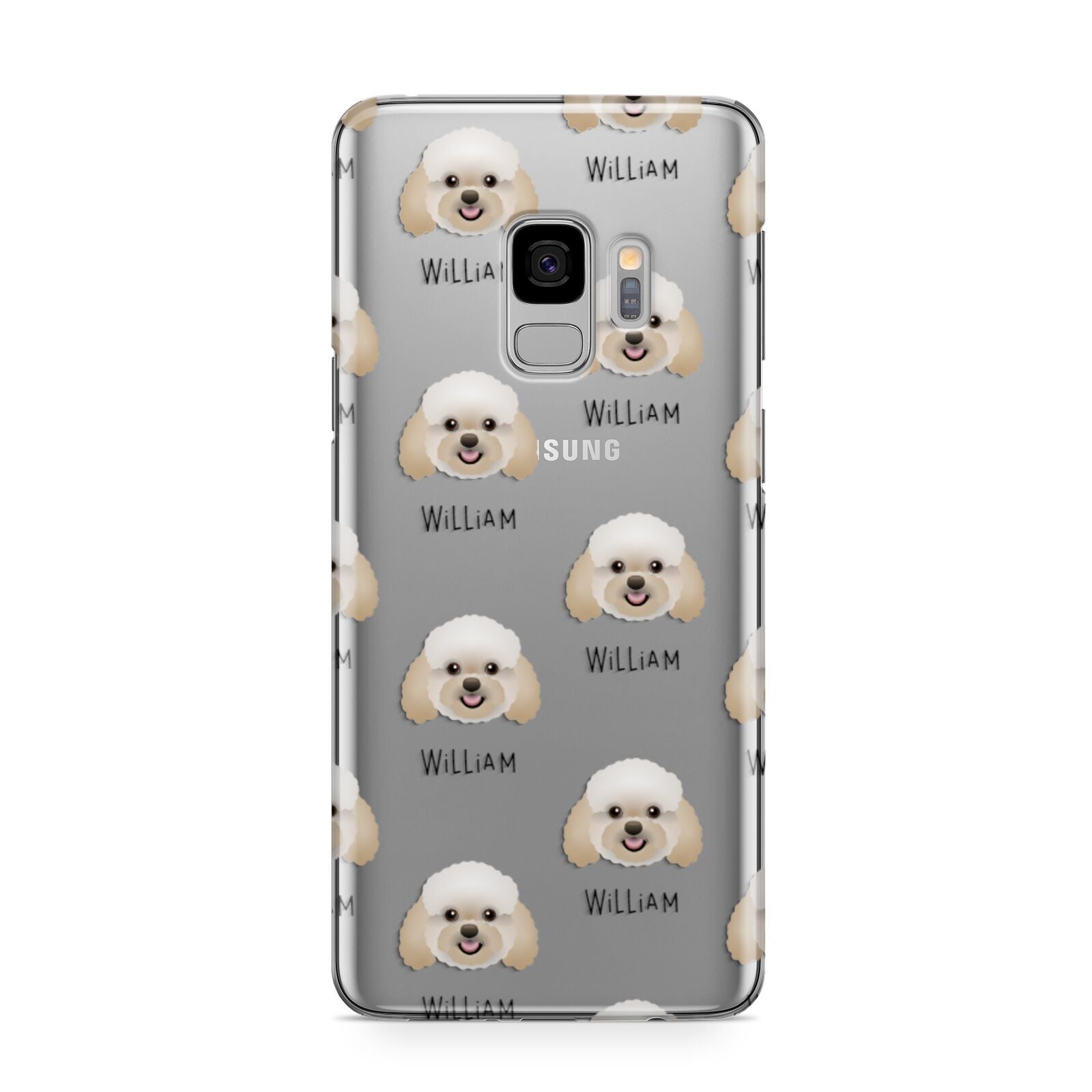 Bich poo Icon with Name Samsung Galaxy S9 Case