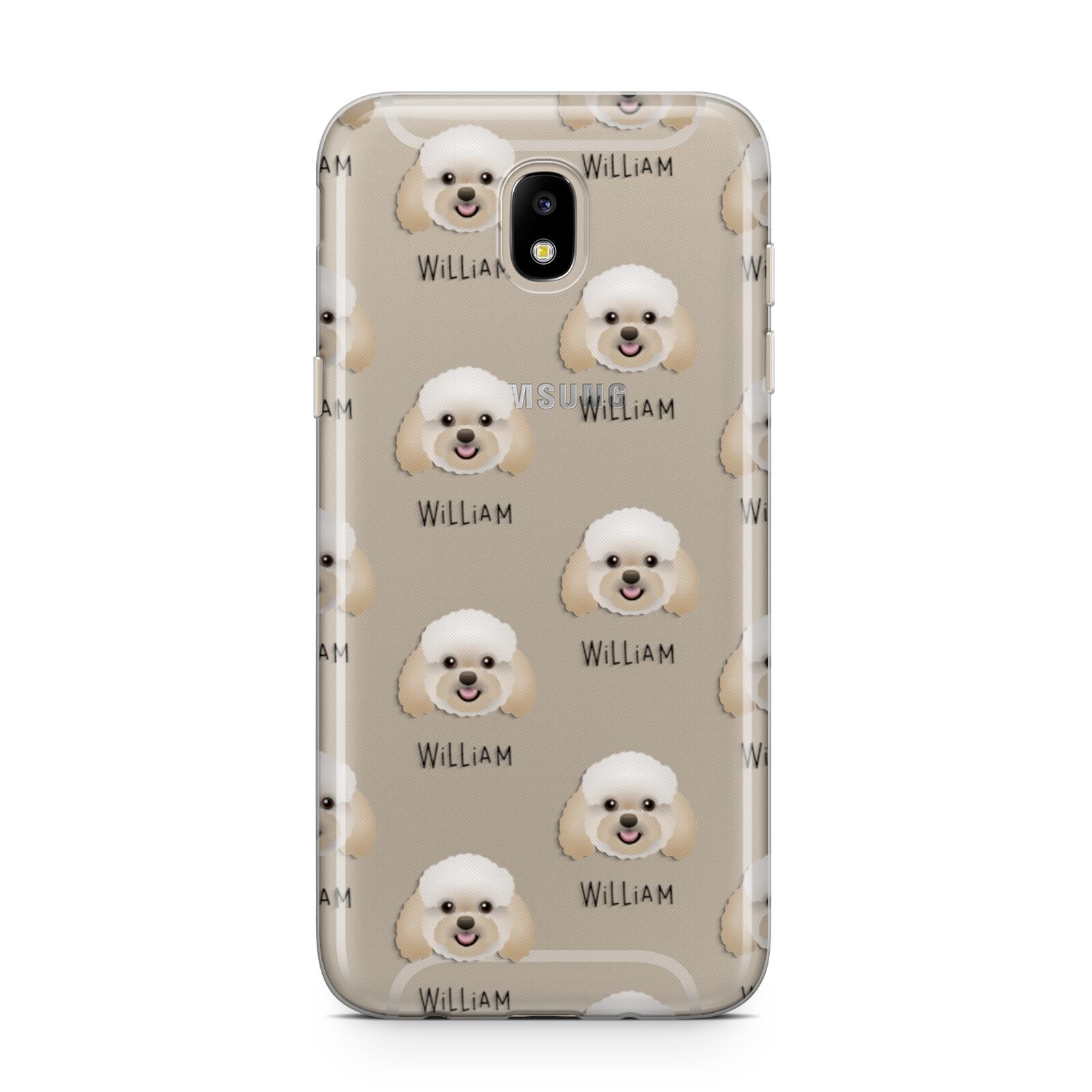 Bich poo Icon with Name Samsung J5 2017 Case