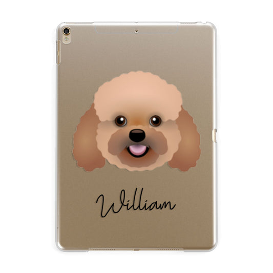 Bich poo Personalised Apple iPad Gold Case