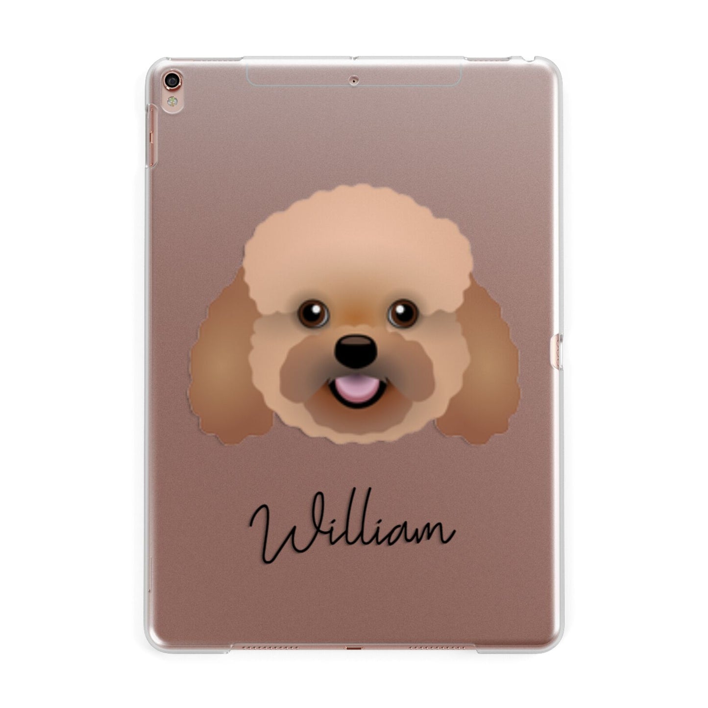 Bich poo Personalised Apple iPad Rose Gold Case