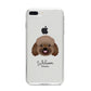 Bich poo Personalised iPhone 8 Plus Bumper Case on Silver iPhone