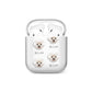 Bichon Frise Icon with Name AirPods Case