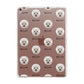 Bichon Frise Icon with Name Apple iPad Rose Gold Case